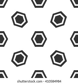 Black and white seamless pattern. Stock vector.