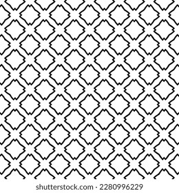Black and white seamless pattern texture. Greyscale ornamental graphic design. Mosaic ornaments. Pattern template. Vector illustration. EPS10.