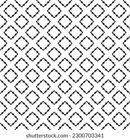 Black and white seamless pattern texture. Greyscale ornamental graphic design. Mosaic ornaments. Pattern template. Vector illustration. EPS10.