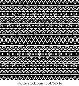 Ikat Ethnic Aztec Pattern Illustration Design Stock Vector (Royalty ...