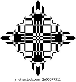 black and white seamless pattern wallpaer symbel arrow love game heart pixel computer.