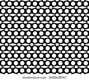 black and white seamless pattern wallpaper background hole frame game puzel . 