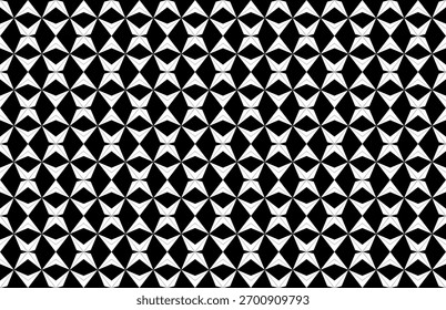 Fondo inconsútil blanco y negro del logotipo de la materia textil del Fondo de pantalla del patrón.