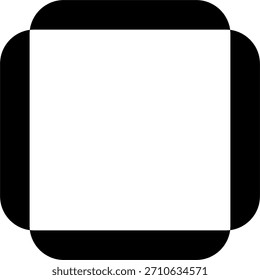  schwarz-weiß nahtloses Muster Tapete Linie Hintergrund Rahmen Spiegel-Logo.
