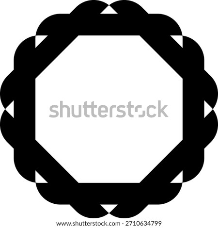 black and white seamless pattern wallpaper line bachground circel frame mirror logo.