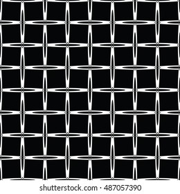 Black and white seamless pattern for wallpapers and background. Monochrome repeatable pattern. 
