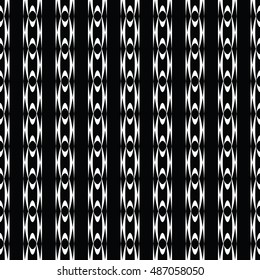 Black and white seamless pattern for wallpapers and background. Monochrome repeatable pattern. 
