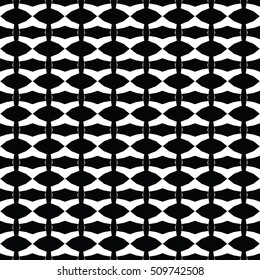 Black and white seamless pattern for wallpapers and background. Monochrome repeatable pattern.
