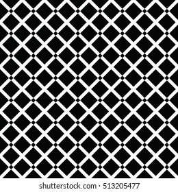 Black and white seamless pattern for wallpapers and background. Monochrome repeatable pattern.