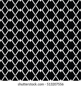 Black and white seamless pattern for wallpapers and background. Monochrome repeatable pattern.