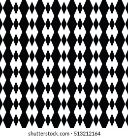 Black and white seamless pattern for wallpapers and background. Monochrome repeatable pattern.
