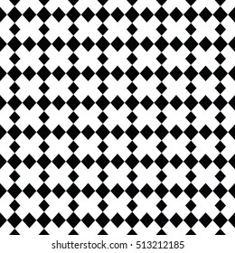 Black and white seamless pattern for wallpapers and background. Monochrome repeatable pattern.
