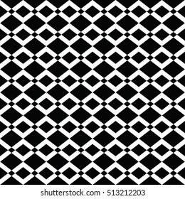 Black and white seamless pattern for wallpapers and background. Monochrome repeatable pattern.
