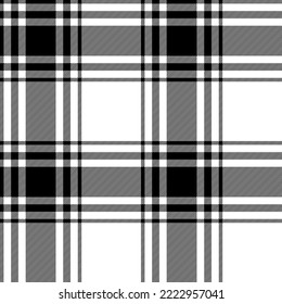 black and white seamless plaid pattern design
