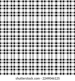 black and white seamless plaid pattern