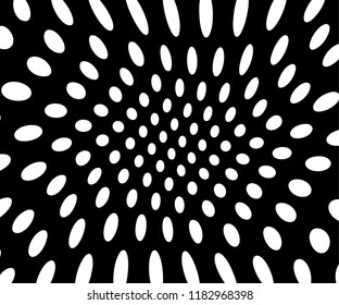 Black and white seamless polka dot pattern. polka dot wave vector