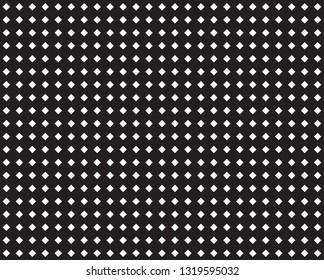 Black and white seamless polka dot pattern vector 