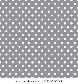 vector de trama de puntos de polka en blanco y negro