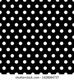 Black White Polka Dot Pattern Vector Stock Vector (Royalty Free) 1720960510