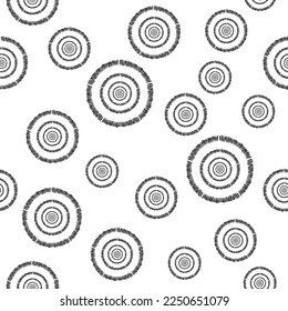 Schwarz-Weiß-Punktmuster mit nahtlosem Polka-Punktmuster. farbiges strukturiertes Muster. Kreatives doodle-Kunstmuster mit unterschiedlichen Formen und Texturen. Kurzer doodeller Hintergrund