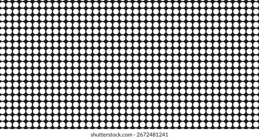 Schwarz-Weiß nahtlose Polka Punkt Muster Vektor