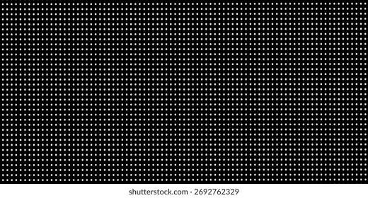 Vector de patrón de lunares sin costuras en blanco y negro