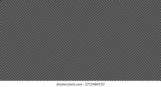 Black and white seamless polka dot pattern vector