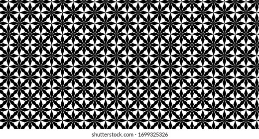 Black and white seamless polka  pattern vector