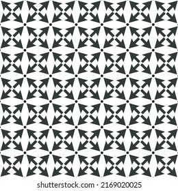 Black white seamless rhombus pattern background design. design for fabric, wallpaper, backdrop and etc.