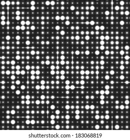 Black and white seamless shimmer background with shiny silver and black paillettes. Sparkle glitter techno background. Glittering sequins club screen. Abstract technology background,