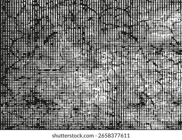 Black and white seamless striped pattern texture with a grunge corrugated cardboard surface