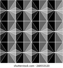 Black and white seamless vector. with modern pattern.
