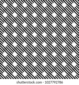 Black and White Seamless Vector Pattern Transparency Geometry Background Wallpaper Design