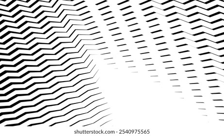 Fondo abstracto de patrón de zig zag sin fisuras en blanco y negro
