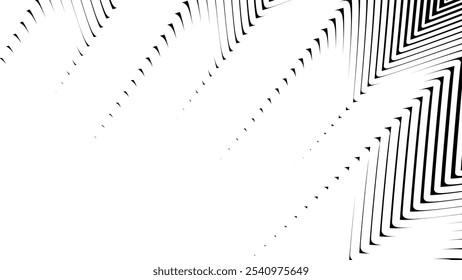 Fondo abstracto de patrón de zig zag sin fisuras en blanco y negro