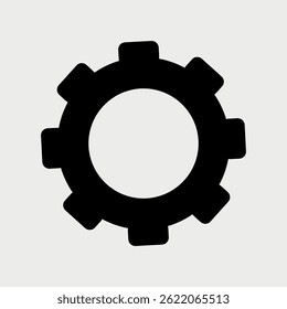 Black and white search icon 