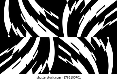 ฺ modelo abstracto en blanco y negro se puede utilizar para empresas, folletos y folletos.