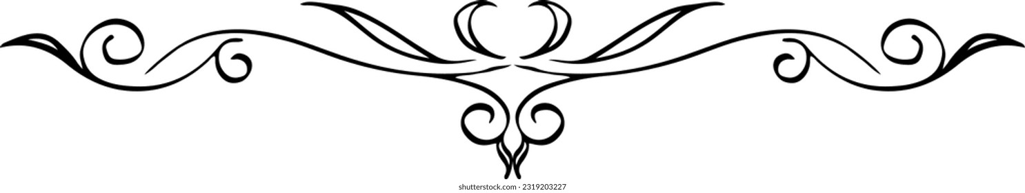conjunto en blanco y negro de delimitadores para texto, divisores