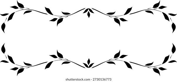 conjunto de delimitadores preto-e-branco para texto, divisores