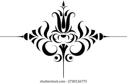 Conjunto de delimitadores en blanco y negro para texto, divisores