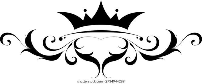 Conjunto blanco y negro de delimitadores para texto, divisores