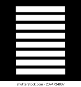 forma blanca y negra como un piano