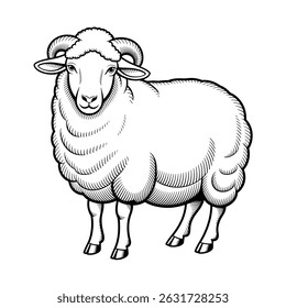 Black and white sheep victor