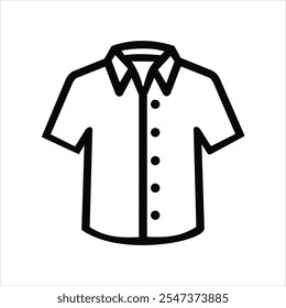 black and white shirt vector icon