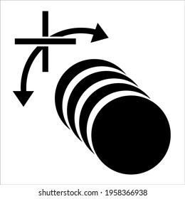 Black and White Sign Board do not roll