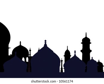 10,922 Temple Silhouette India Images, Stock Photos & Vectors 