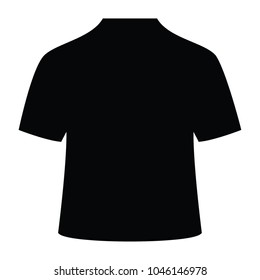 Black White Silhouette Tshirt Stock Vector (Royalty Free) 1046146978 ...