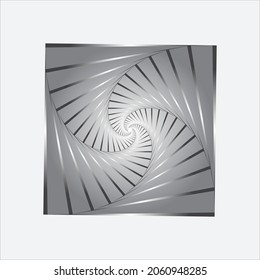 Abstrakte Schwarzweiß- und Silberkunst