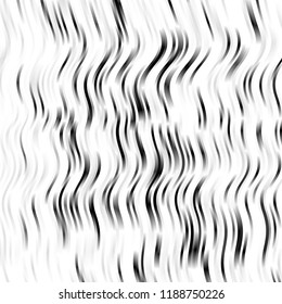 Black and white, silver stripes with a gradient effect in marble style. Dynamic, motion background. Scalable vector graphics