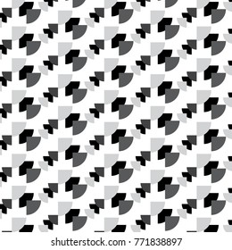 black white and silver triangle group diagonal striped pattern background vector illustration image